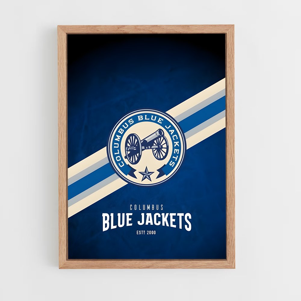 Poster Blue Star Rising – affiche Hockey sur glace (vue 4)